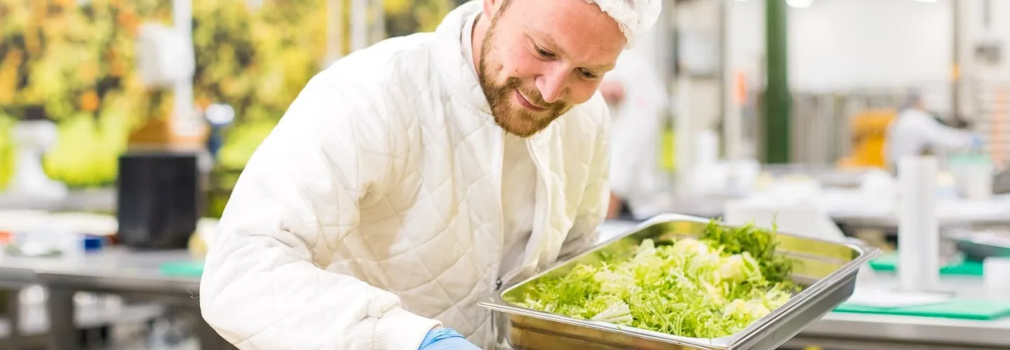 Kok productiekeuken Hutten